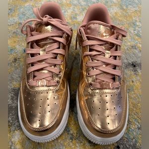 Nike AF1 Low Metallic Bronze - Women’s size 7.5